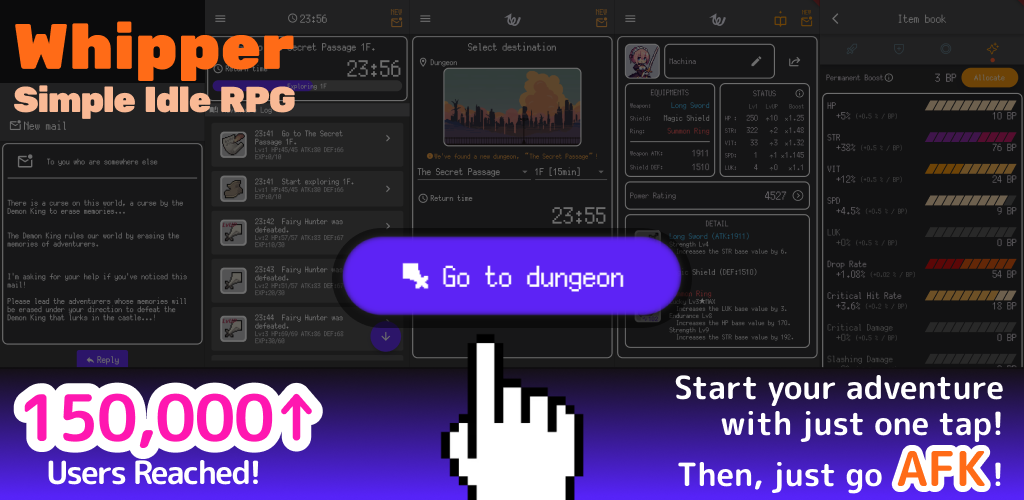 Whipper – Idle RPG